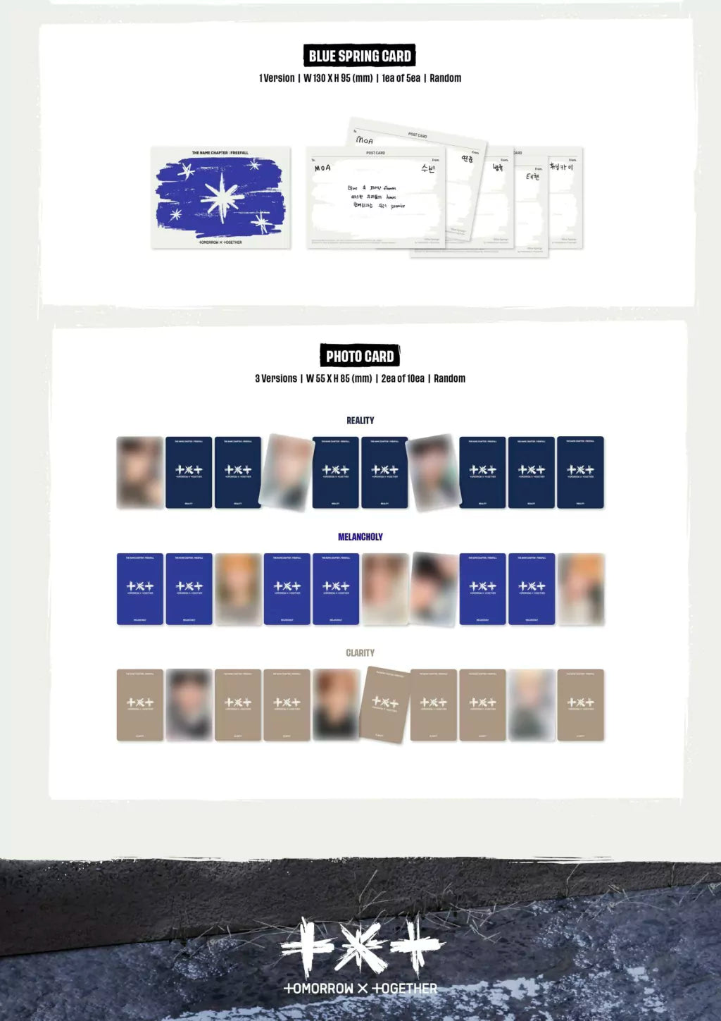 TXT 3rd Full Album "Freefall" ver. Clarity
