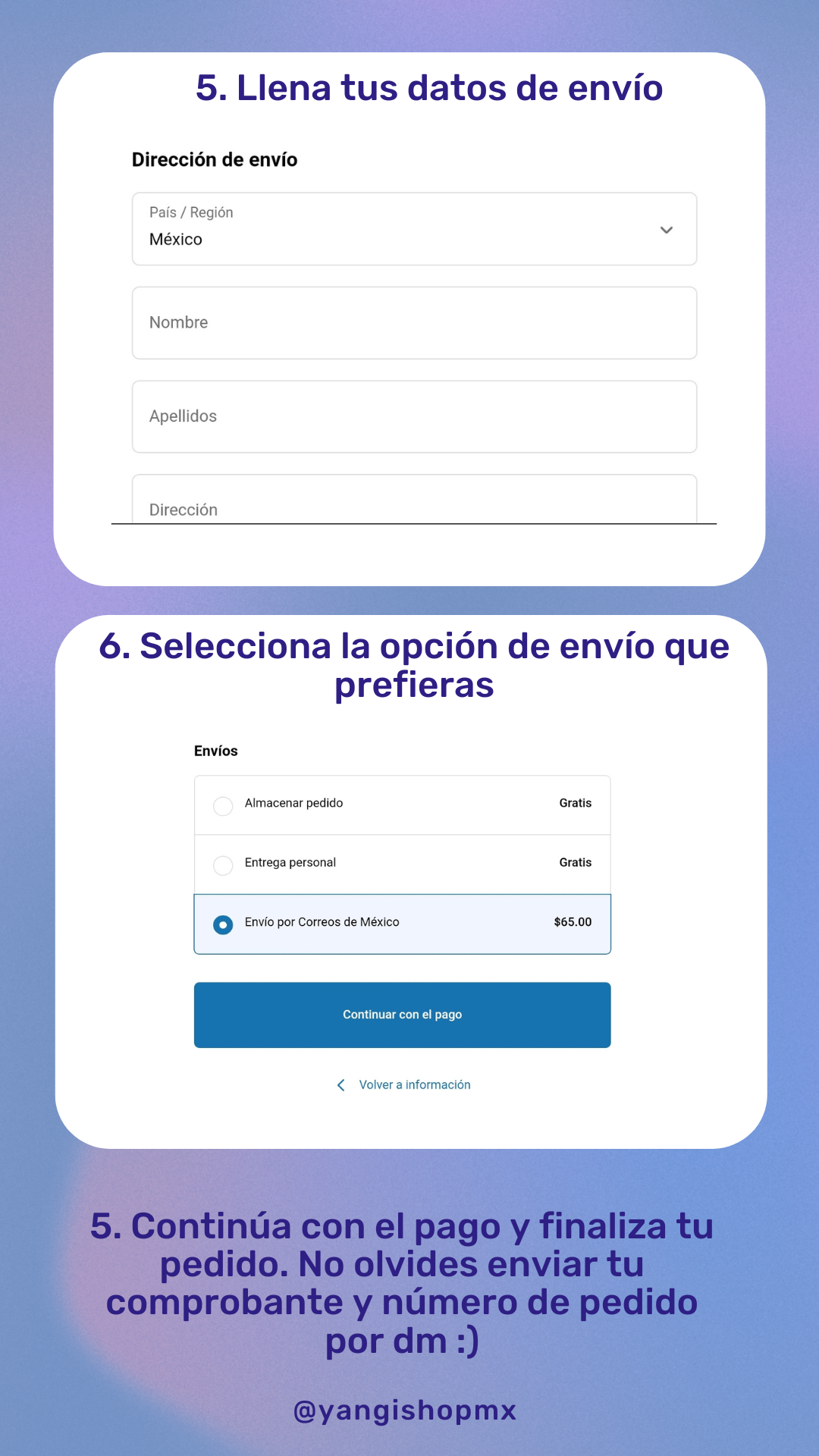 ENVÍO (Almacén)