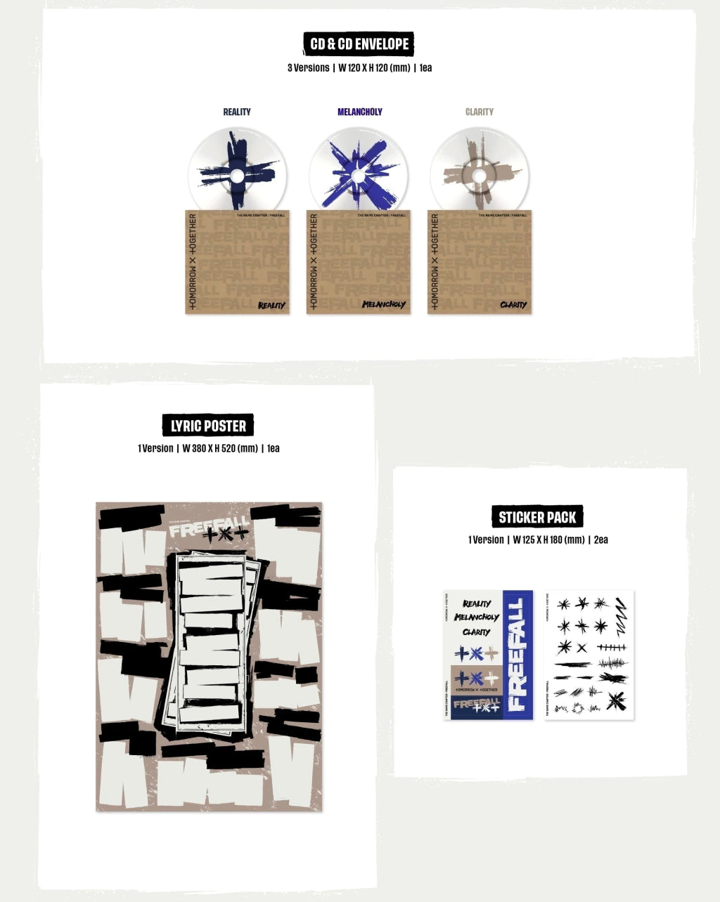 TXT 3rd Full Album "Freefall" ver. Clarity
