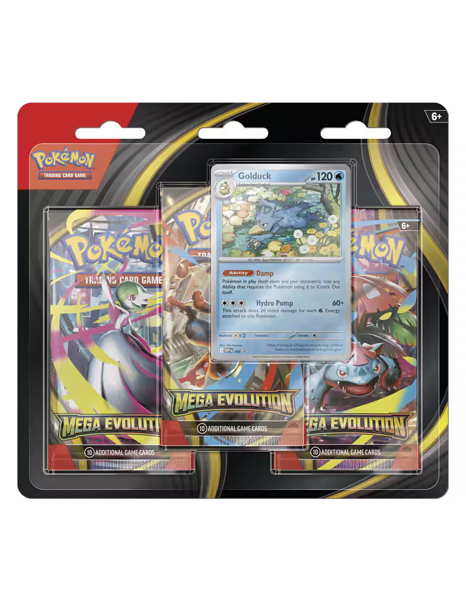 Pokémon Mega Evolution 3-Pack Blister (EN)