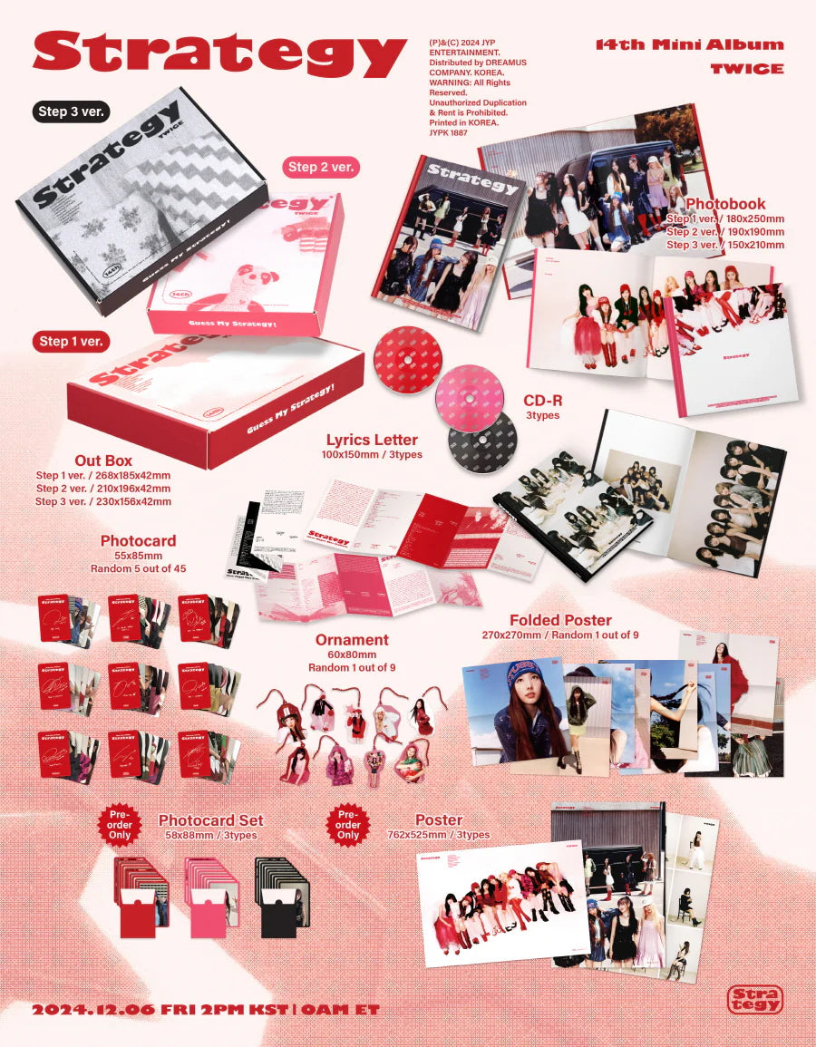Twice 14th Mini Album "Strategy" Step. 3