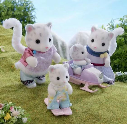 Sylvanian Families Familia Leopardo de las Nieves