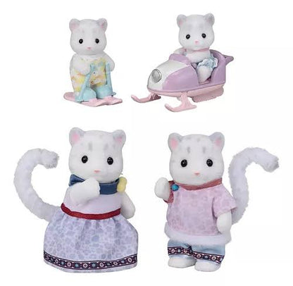 Sylvanian Families Familia Leopardo de las Nieves