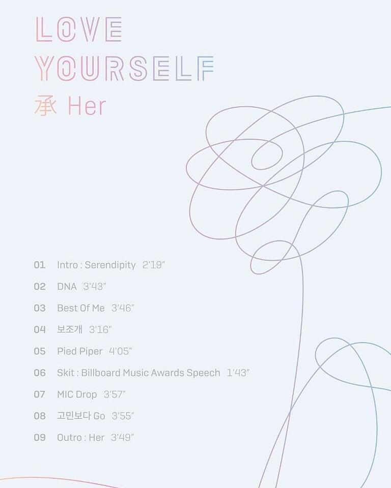 BTS 5th Mini Album "Love Yourself" 承 Her ver. L