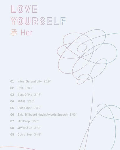 BTS 5th Mini Album "Love Yourself" 承 Her ver. L