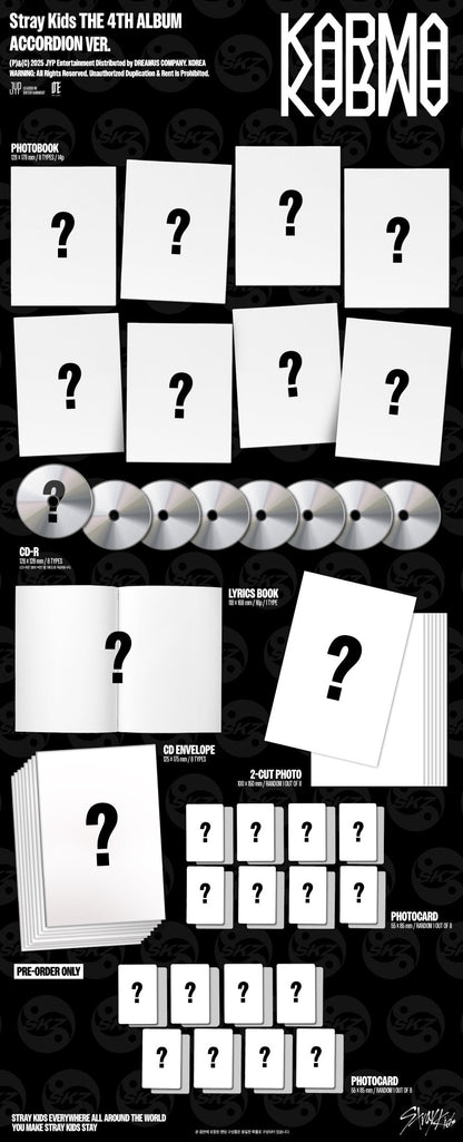 [PREVENTA] Stray Kids 4th Album "KARMA" ver. Accordion Random