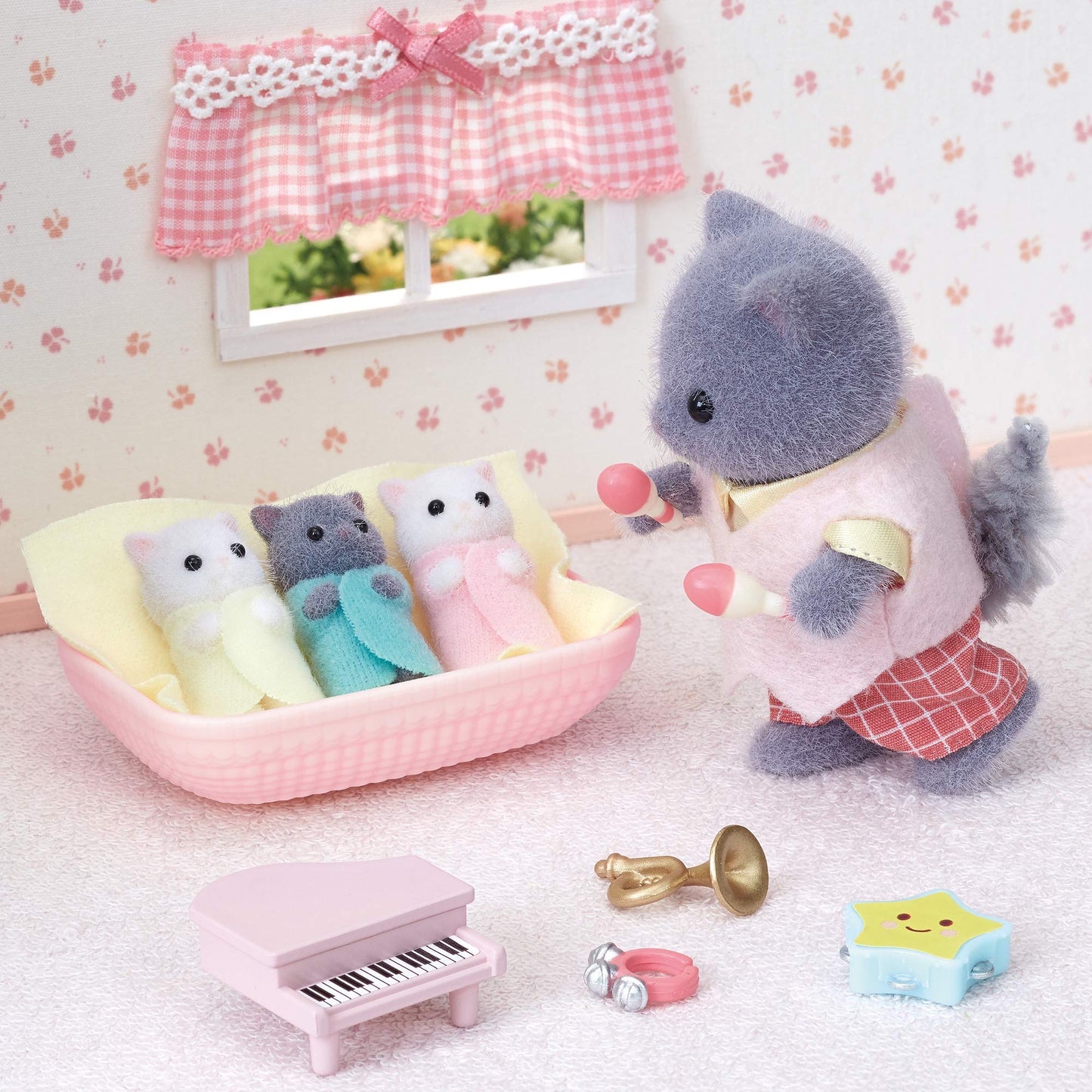 Sylvanian Families Trillizos Gato Persa