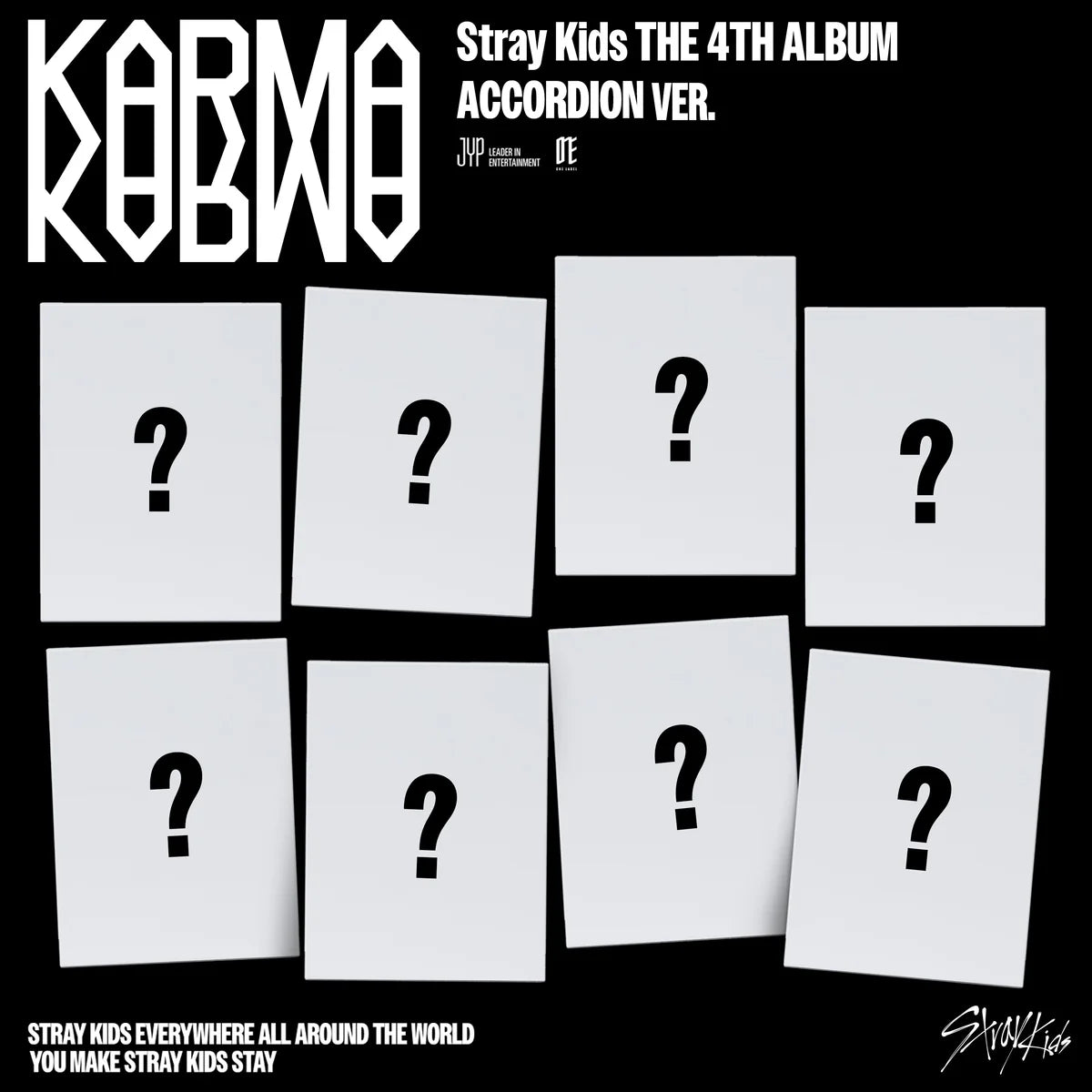 [PREVENTA] Stray Kids 4th Album "KARMA" ver. Accordion Random
