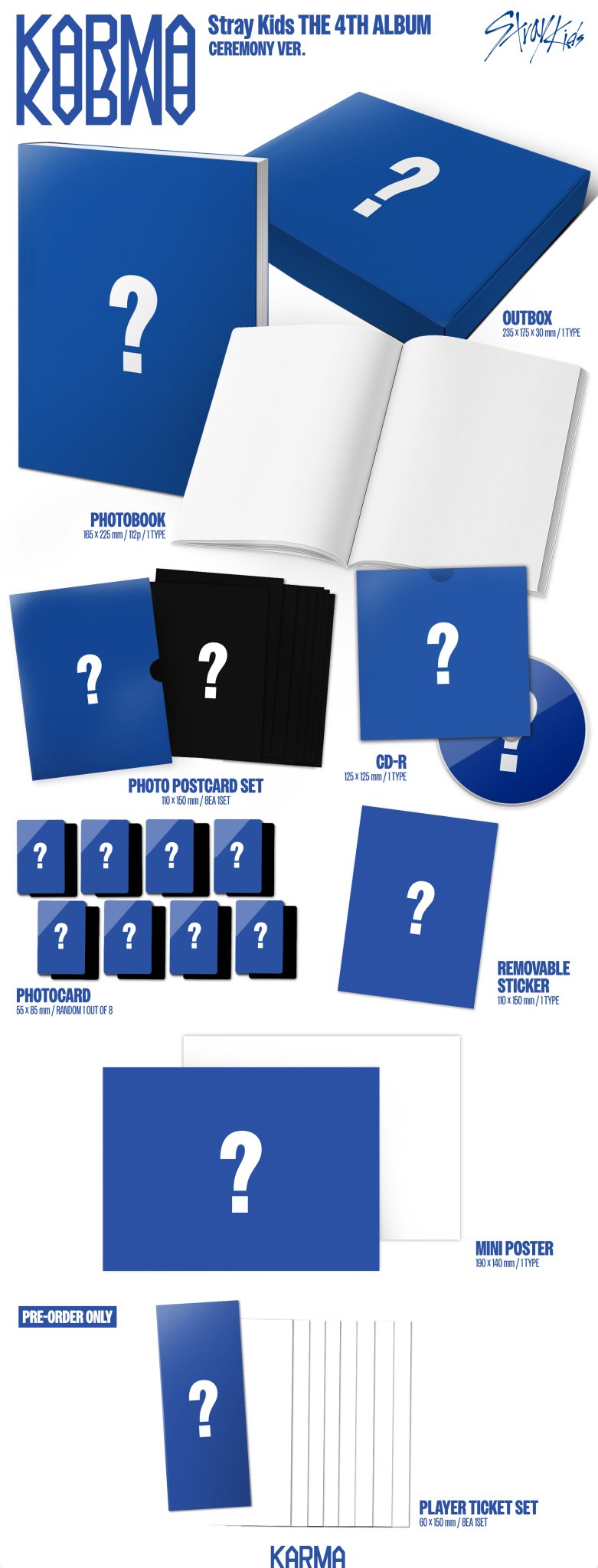 [PREVENTA] Stray Kids 4th Album "KARMA" ver. Standard