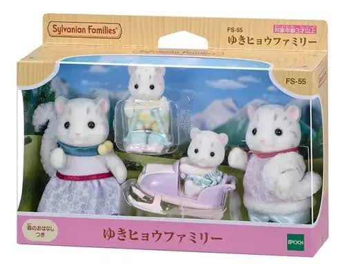 Sylvanian Families Familia Leopardo de las Nieves