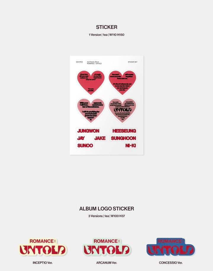 Enhypen 2nd Full Album "Romance: Untold"