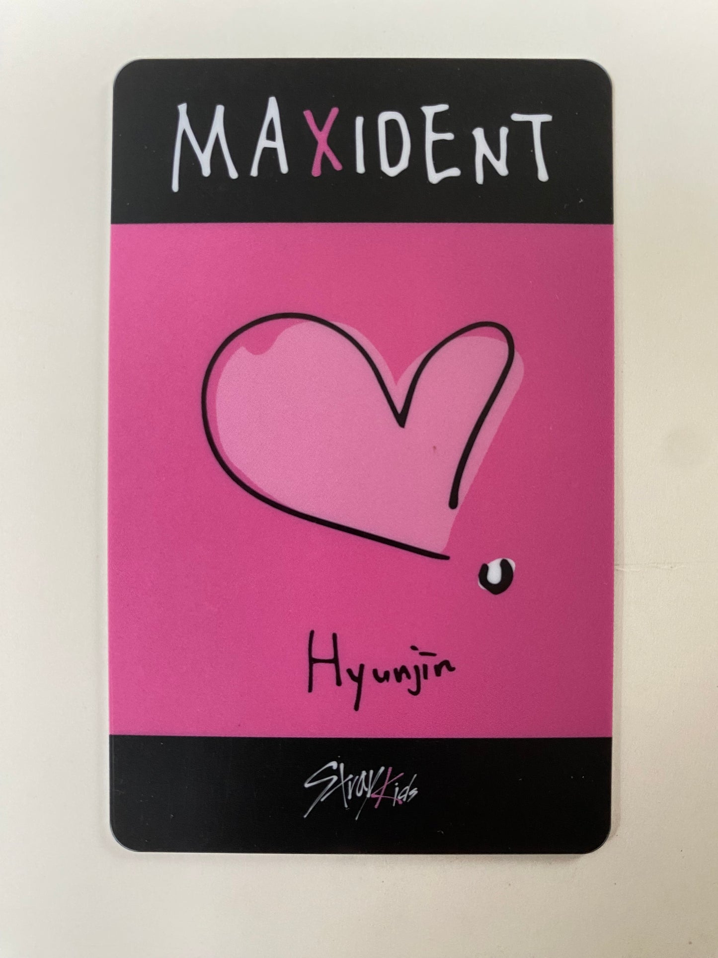 Stray Kids Hyunjin "Maxident" Soundwave Lucky Draw Firma