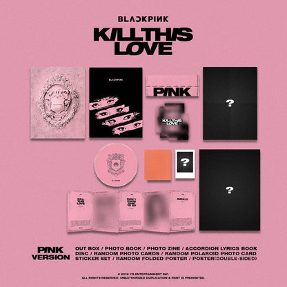 Blackpink 2nd Mini Album "Kill This Love" ver. Pink