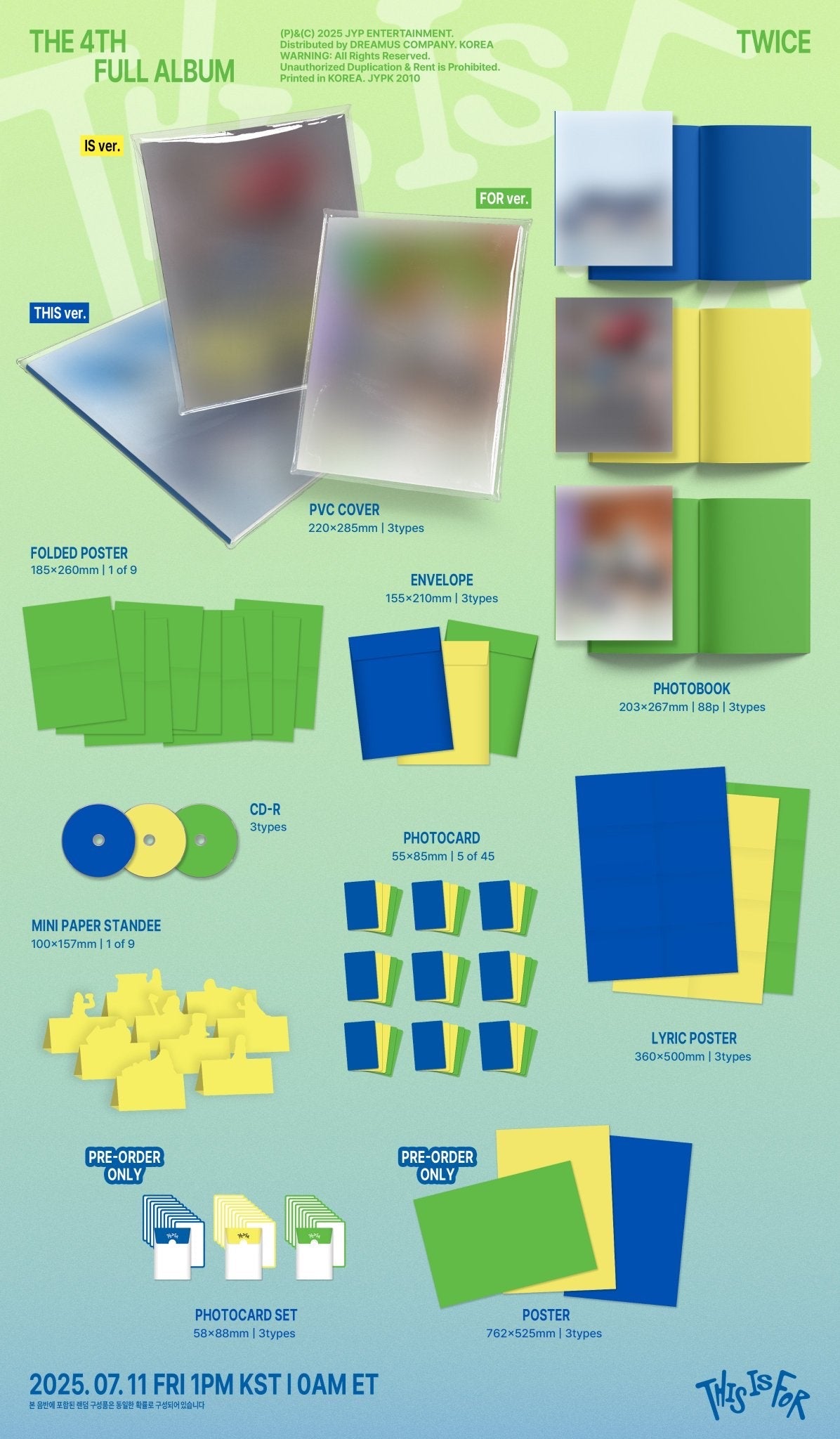 Twice 4th Full Album 'This is For' Standard