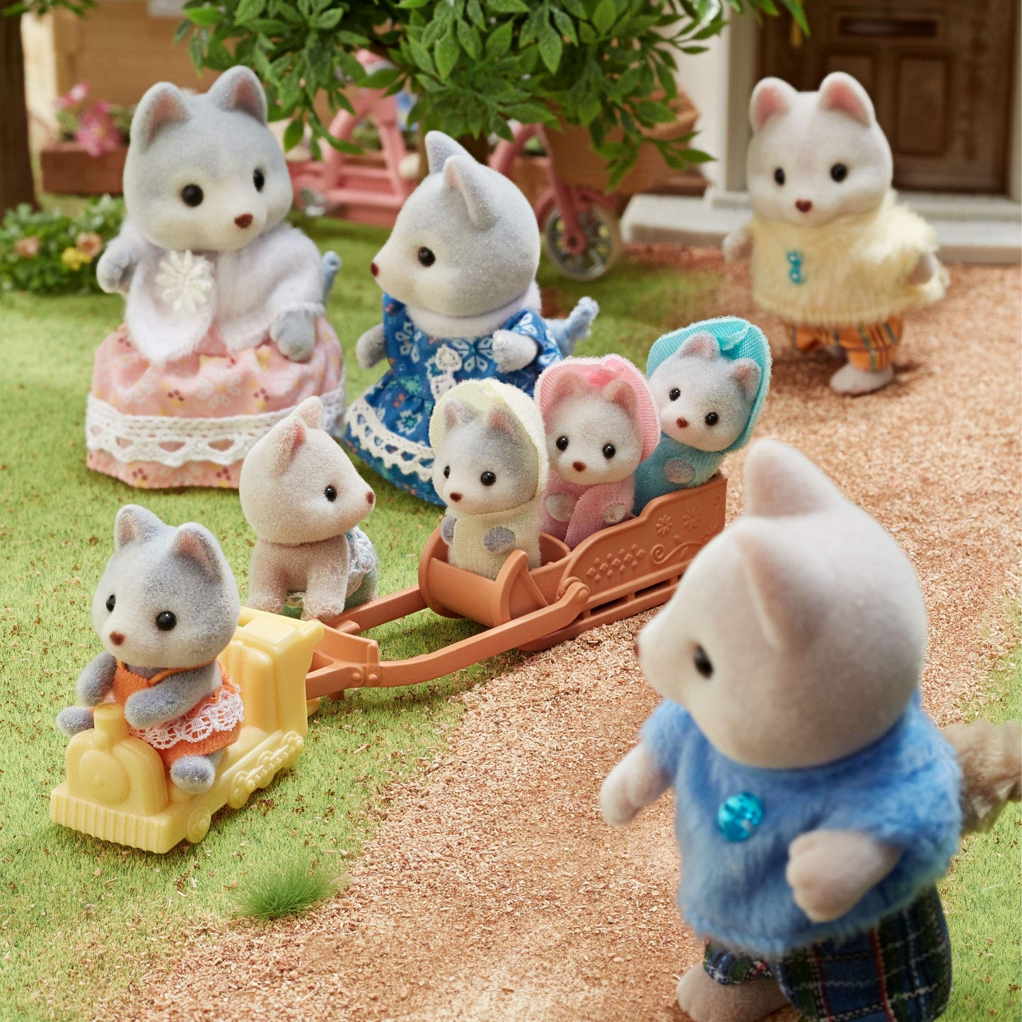 Sylvanian Families Familia Husky