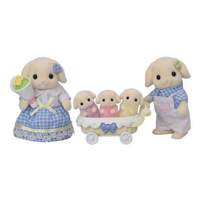Sylvanian Families Flora Rabbit Family