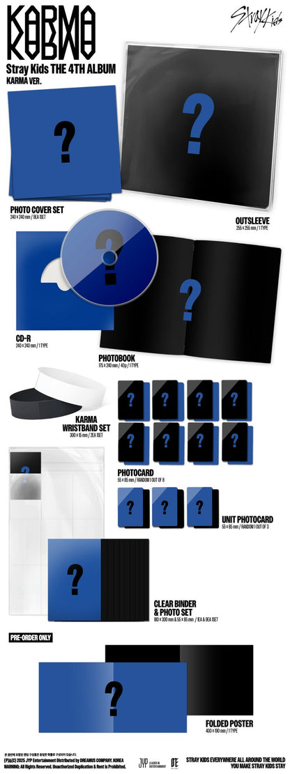[PREVENTA] Stray Kids 4th Album "KARMA" ver. Karma (Limited)