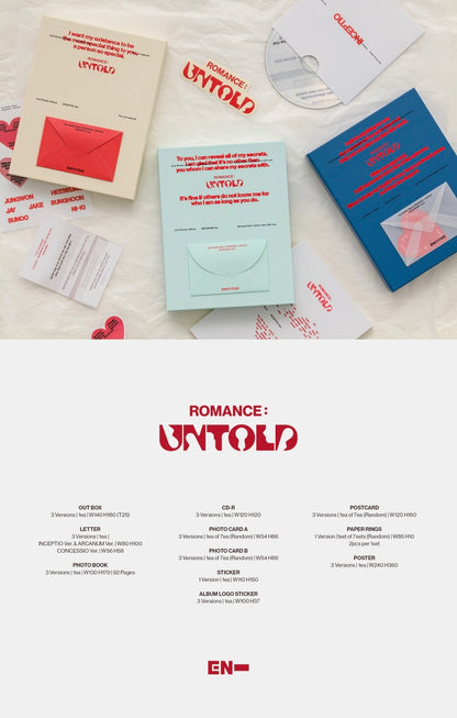 Enhypen 2nd Full Album "Romance: Untold"