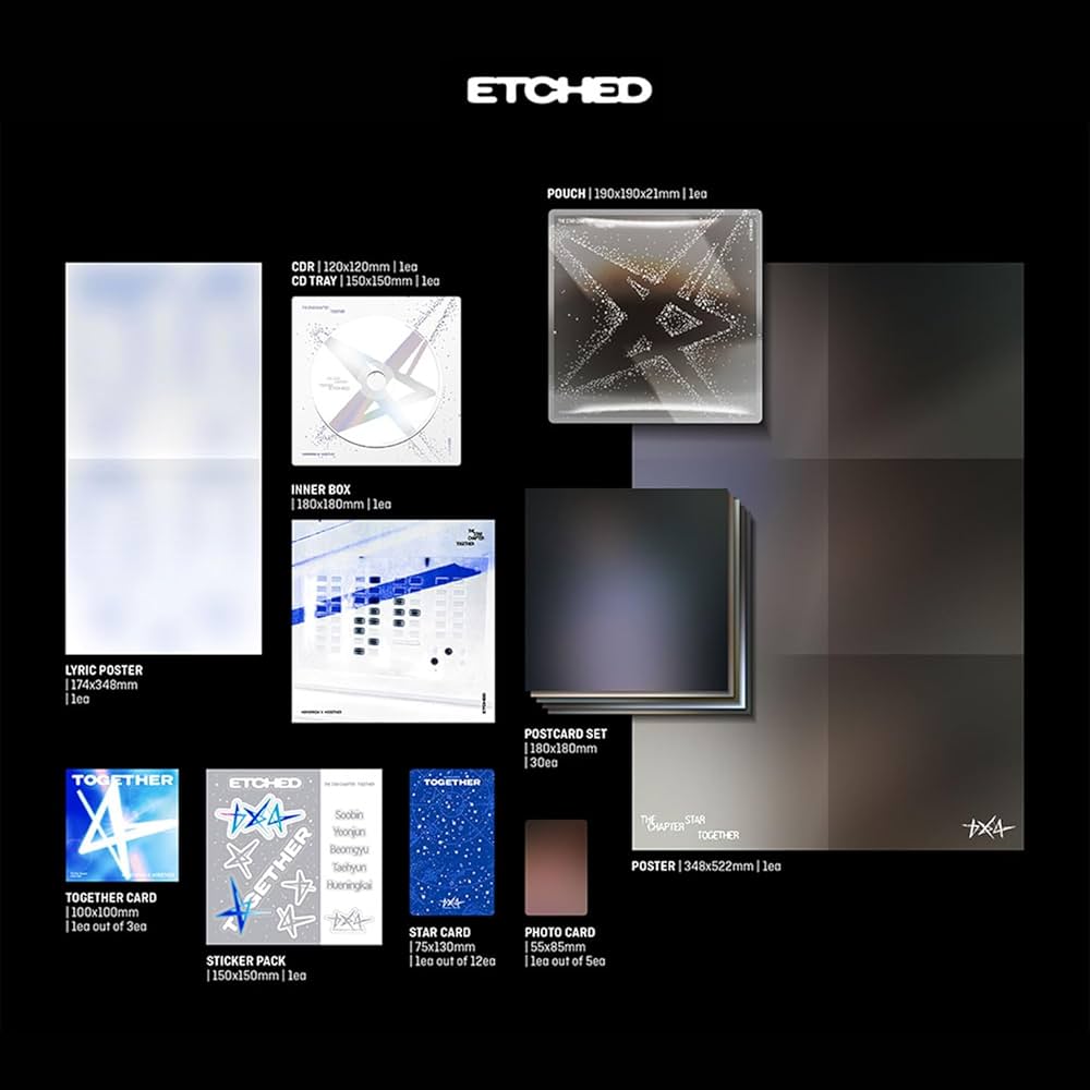 TXT 4th Album "The Star Chapter: Together" ver. Etched