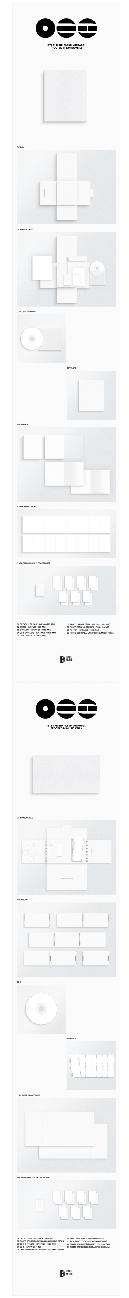 BTS 5th Album "Arirang" ver. Standard + POB
