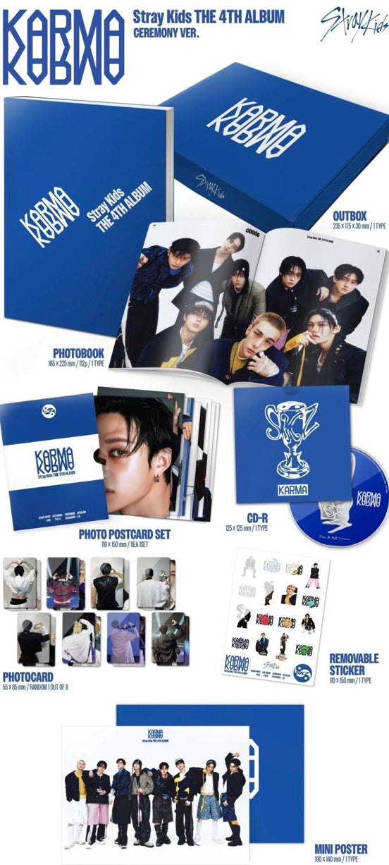 Stray Kids 4th Album «KARMA» Standard ver. Ceremony