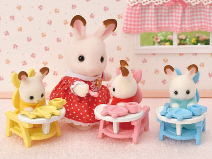 Sylvanian Families Set Habitación de los Trillizos Conejo Chocolate